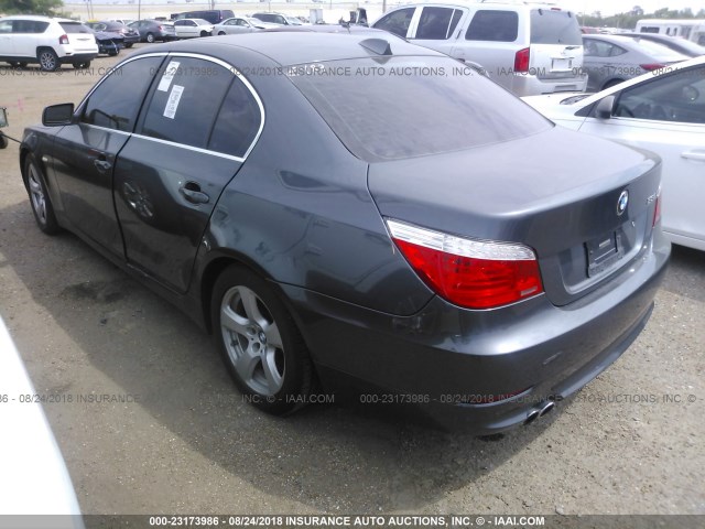 WBANW13548CZ72631 - 2008 BMW 535 Dark Blue photo 3