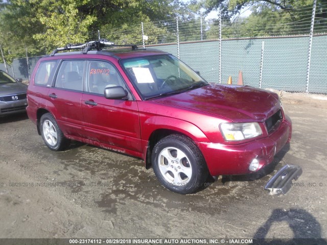JF1SG65693H759987 - 2003 SUBARU FORESTER 2.5XS წითელი ფოტო 1