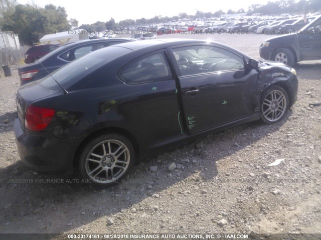 JTKDE177960130596 - 2006 TOYOTA SCION TC 黑色 照片 4
