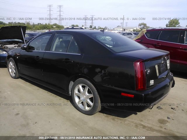 1G6DW677660219949 - 2006 CADILLAC STS BLACK photo 3