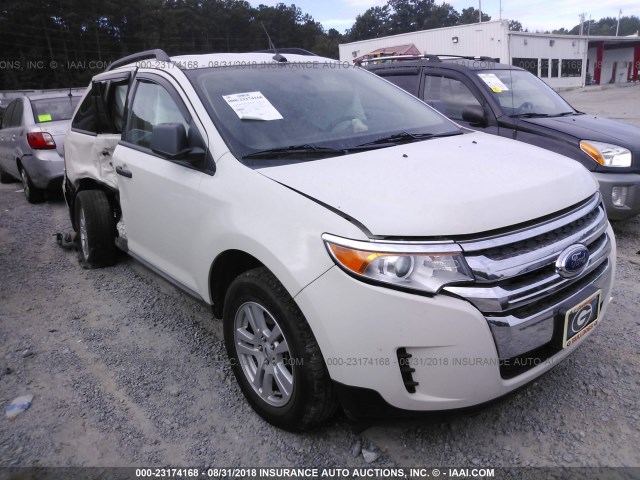 2FMDK3GC0BBA74450 - 2011 FORD EDGE SE WHITE photo 1