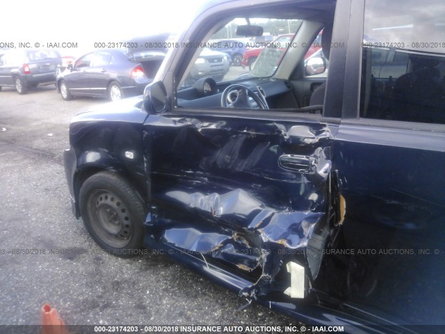 JTLKT324564050044 - 2006 TOYOTA SCION XB Dunkelblau Foto 6