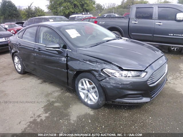 3FA6P0H73FR263363 - 2015 FORD FUSION SE GRAY photo 1