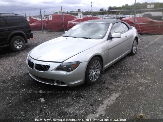 WBAEK73474B320091 - 2004 BMW 645 CI AUTOMATIC BEIGE photo 2