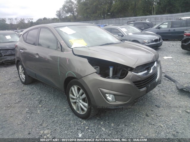 KM8JUCAC2AU070057 - 2010 HYUNDAI TUCSON GLS/LIMITED ოქროსფერი ფოტო 1