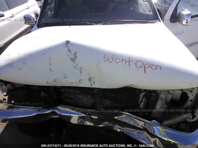 4TAWN74N2VZ276561 - 1997 TOYOTA TACOMA XTRACAB SR5 WHITE photo 10