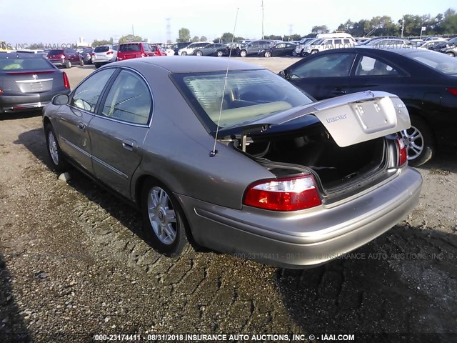 1MEFM55SX4G605032 - 2004 MERCURY SABLE LS PREMIUM GOLD photo 3