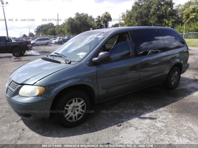 1D4GP24RX5B337367 - 2005 DODGE GRAND CARAVAN SE GRAY photo 2