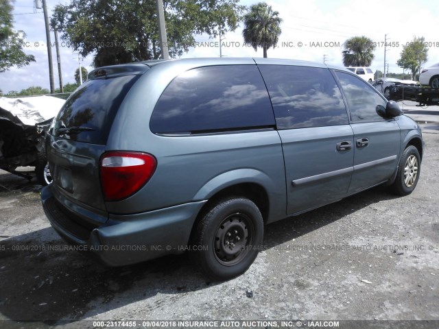 1D4GP24RX5B337367 - 2005 DODGE GRAND CARAVAN SE GRAY photo 4