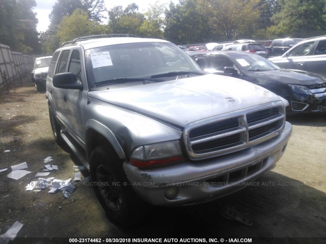 1B4HS58N62F213736 - 2002 DODGE DURANGO SLT PLUS GRAY photo 1