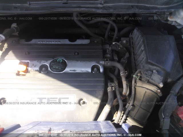 JHLRE48588C051971 - 2008 HONDA CR-V EX BLACK photo 10