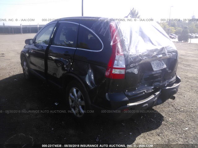 JHLRE48588C051971 - 2008 HONDA CR-V EX BLACK photo 3
