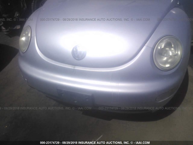 3VWBC21C6YM501730 - 2000 VOLKSWAGEN NEW BEETLE GL 银色 照片 6