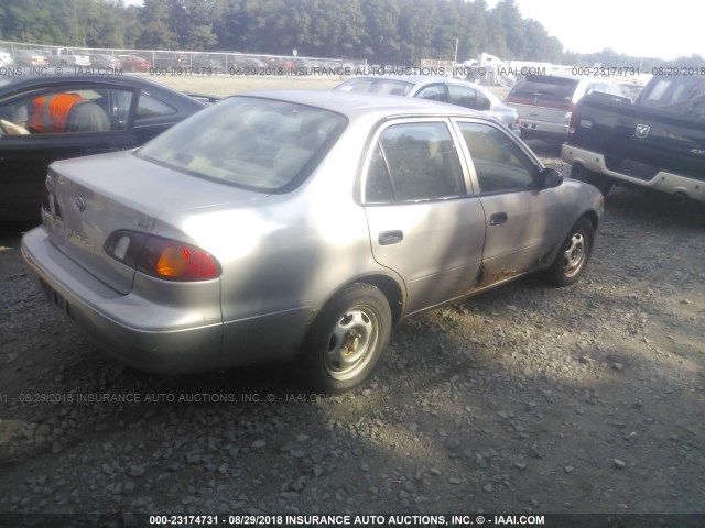 2T1BR12E9WC054179 - 1998 TOYOTA COROLLA VE/CE/LE 棕色 照片 4