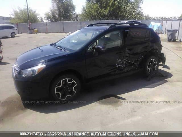 JF2GPAPC7F8231652 - 2015 SUBARU XV CROSSTREK  BLACK photo 2