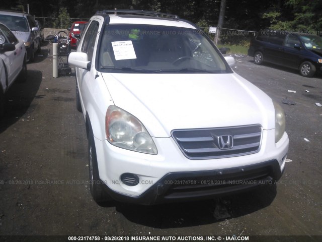 SHSRD78995U330812 - 2005 HONDA CR-V SE/EX WHITE photo 6