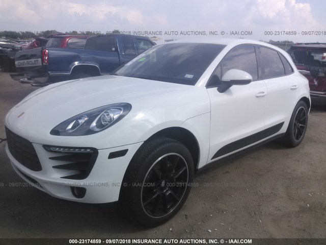 WP1AB2A57FLB67255 - 2015 PORSCHE MACAN S WHITE photo 2