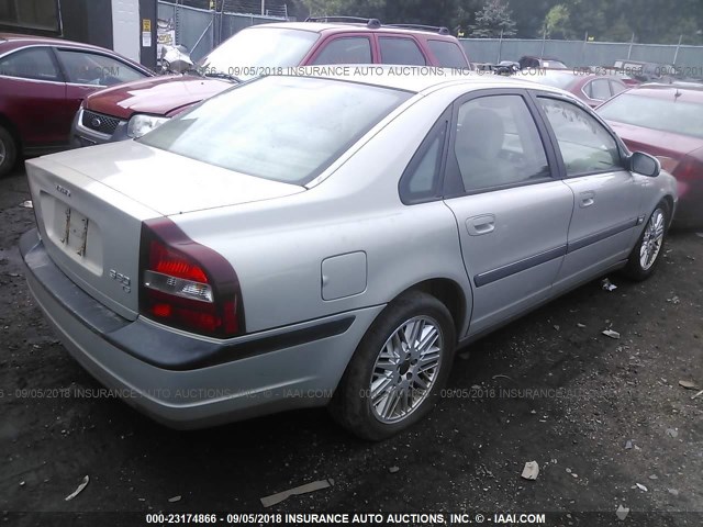 YV1TS90D011177314 - 2001 VOLVO S80 T6/EXECUTIVE GRAY photo 4