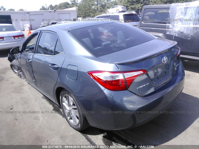 2T1BPRHEXEC127960 - 2014 TOYOTA COROLLA ECO/ECO PLUS/ECO PREMIUM GRAY photo 3