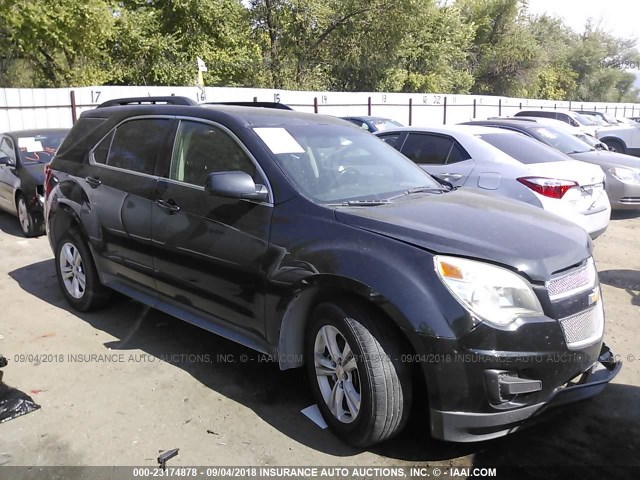 2CNALDEC8B6404272 - 2011 CHEVROLET EQUINOX LT BLACK photo 1