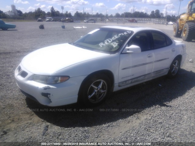 1G2WP52K2YF257658 - 2000 PONTIAC GRAND PRIX GT WHITE photo 2