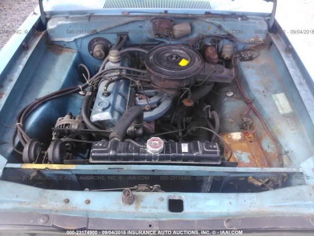 LH23C2B136637 - 1972 DODGE DART SWINGER  BLUE photo 10