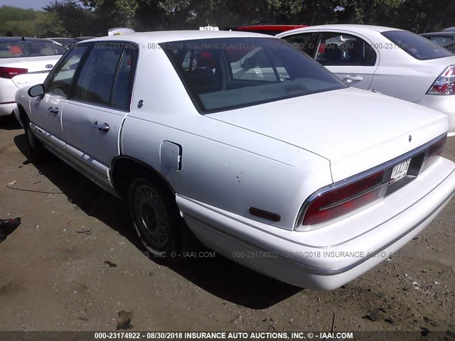 1G4CW52K1TH618128 - 1996 BUICK PARK AVENUE  WHITE photo 3