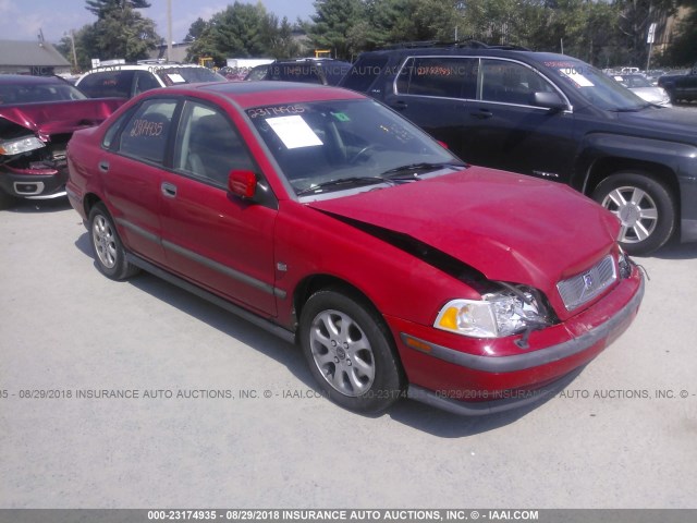 YV1VS2556YF520402 - 2000 VOLVO S40 RED photo 1