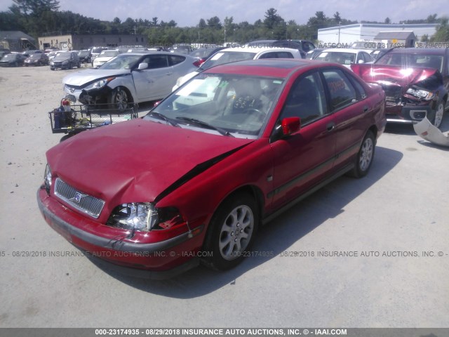 YV1VS2556YF520402 - 2000 VOLVO S40 RED photo 2