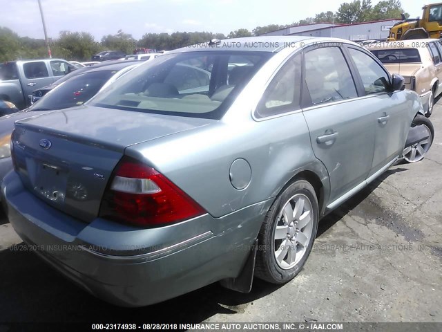 1FAHP24167G141109 - 2007 FORD FIVE HUNDRED SEL GRAY photo 4