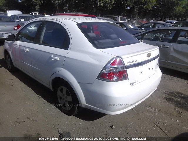 KL1TD5DE9AB090363 - 2010 CHEVROLET AVEO LS/LT 白色 照片 3