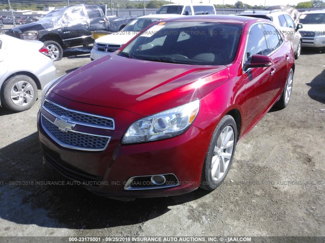 1G11H5SA7DF248211 - 2013 CHEVROLET MALIBU LTZ 红色 照片 2