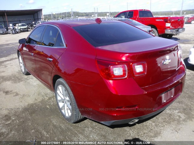 1G11H5SA7DF248211 - 2013 CHEVROLET MALIBU LTZ 红色 照片 3