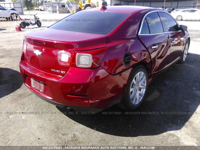 1G11H5SA7DF248211 - 2013 CHEVROLET MALIBU LTZ 红色 照片 4