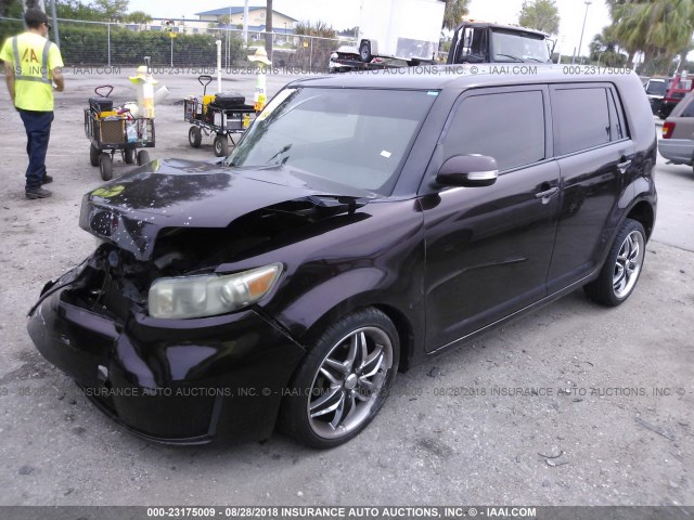JTLKE50E191094209 - 2009 TOYOTA SCION XB Púrpura foto 2