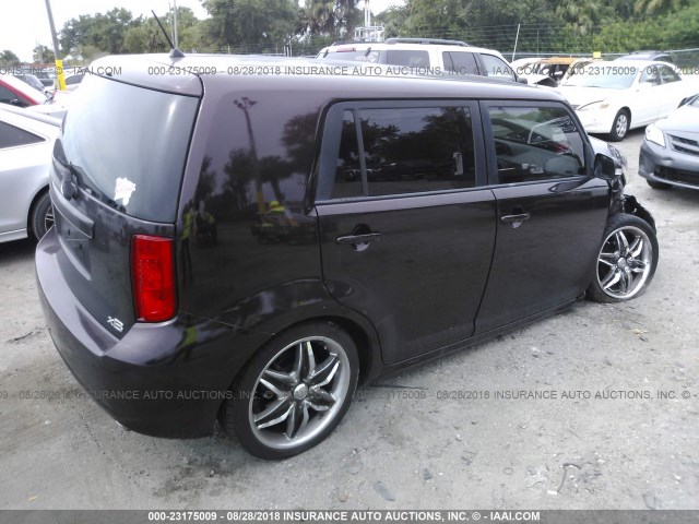 JTLKE50E191094209 - 2009 TOYOTA SCION XB Púrpura foto 4
