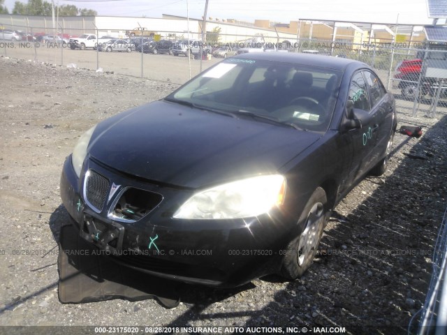 1G2ZF58B574255596 - 2007 PONTIAC G6 VALUE LEADER/BASE BLACK photo 2