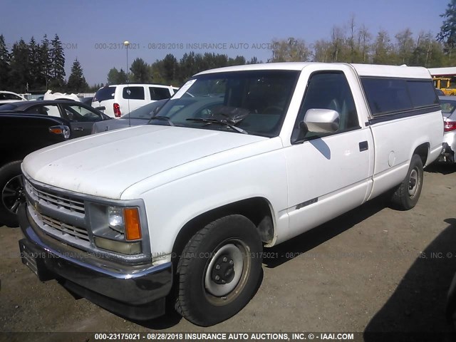 1GCFC24H7RE235606 - 1994 CHEVROLET GMT-400 C2500 WHITE photo 2