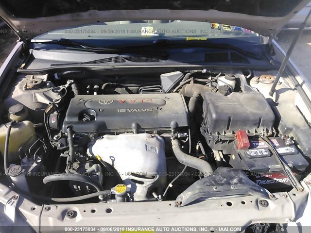 JTDBE32K920026139 - 2002 TOYOTA CAMRY LE/XLE/SE 棕色 照片 10