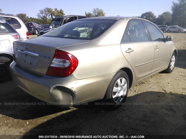 JTDBE32K920026139 - 2002 TOYOTA CAMRY LE/XLE/SE 棕色 照片 4