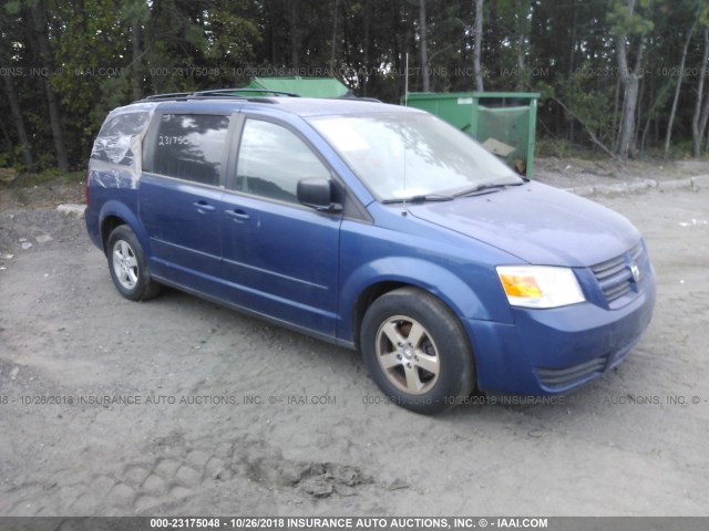 2D4RN3D18AR394466 - 2010 DODGE GRAND CARAVAN  BLUE photo 1