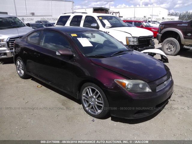 JTKDE177650057556 - 2005 TOYOTA SCION TC 栗色 照片 1