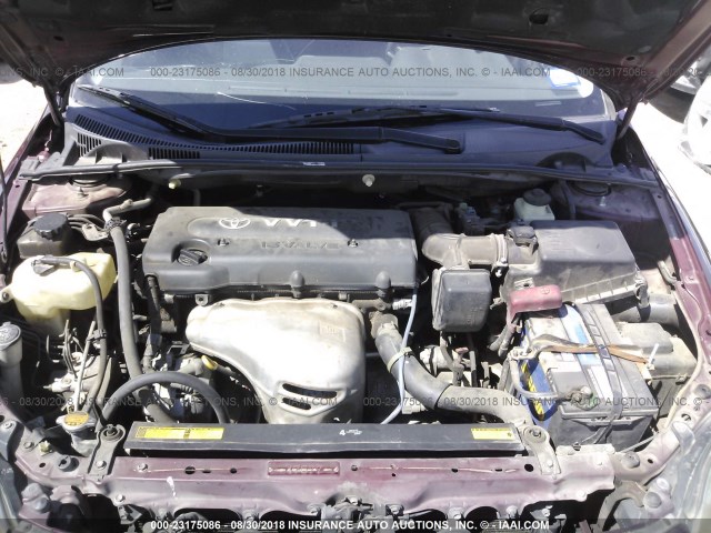 JTKDE177650057556 - 2005 TOYOTA SCION TC 栗色 照片 10