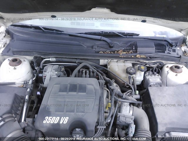 1G1ZT62885F306008 - 2005 CHEVROLET MALIBU MAXX LS 白色 照片 10
