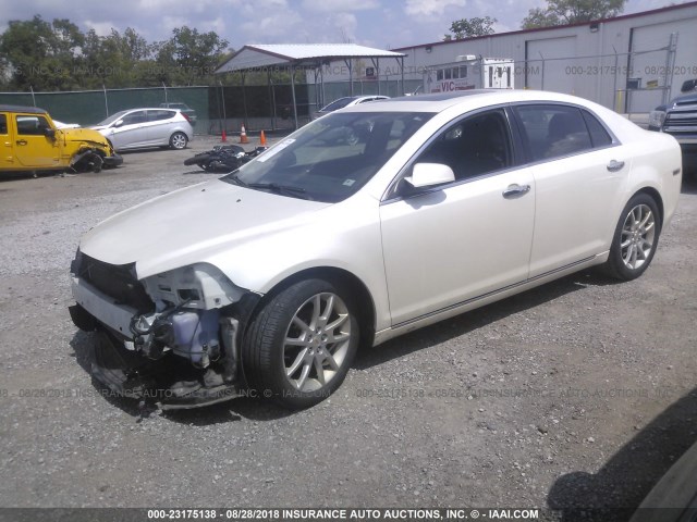 1G1ZE5E14BF218846 - 2011 CHEVROLET MALIBU LTZ 白色 照片 2
