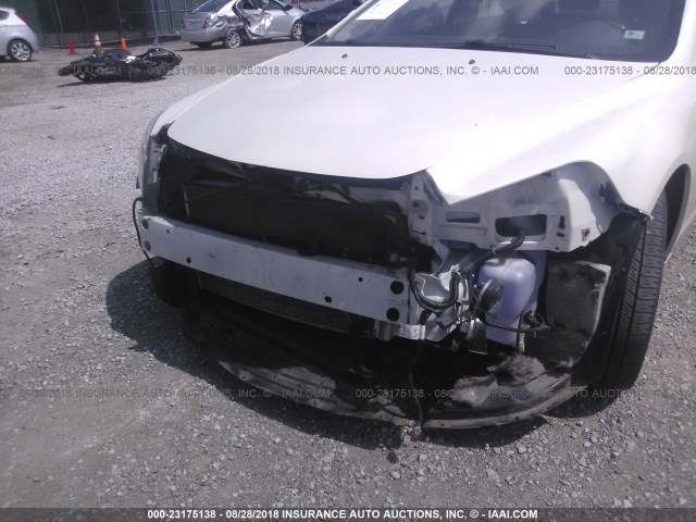 1G1ZE5E14BF218846 - 2011 CHEVROLET MALIBU LTZ 白色 照片 6
