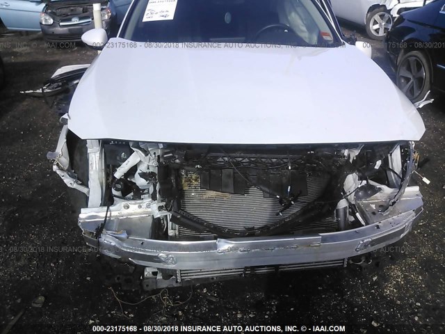 1HGCV2F99JA015710 - 2018 HONDA ACCORD TOURING WHITE photo 6