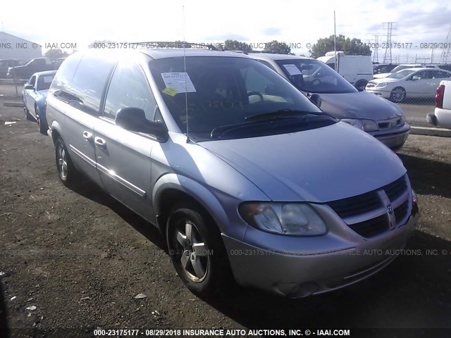 2D4GP44L15R320871 - 2005 DODGE GRAND CARAVAN SXT SILVER photo 1