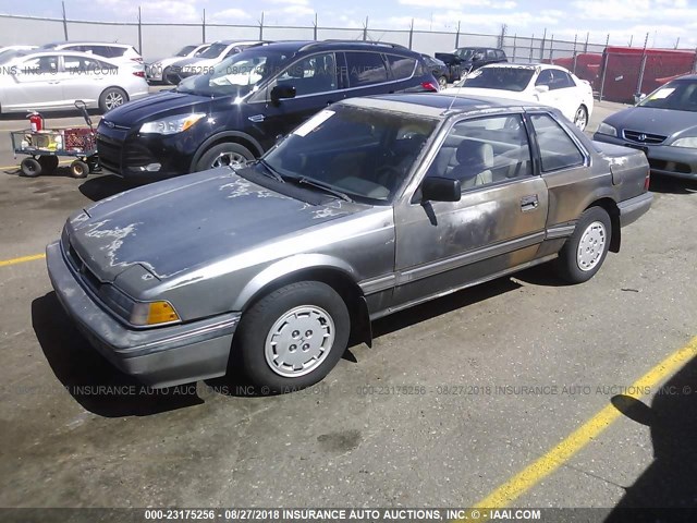 JHMAB5227GC009506 - 1986 HONDA PRELUDE 1800 GRAY photo 2