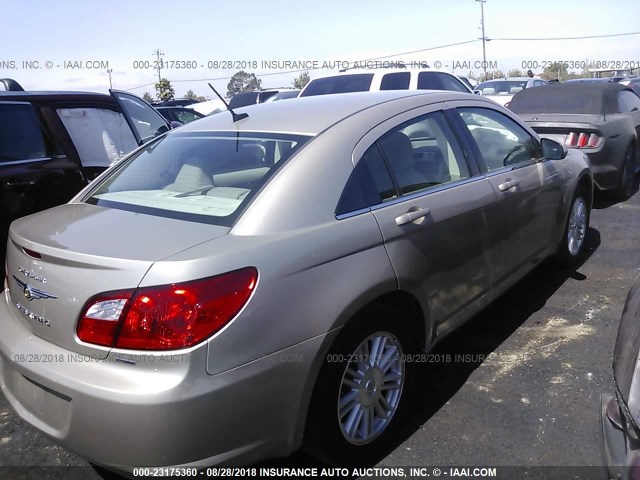 1C3LC56D09N504127 - 2009 CHRYSLER SEBRING TOURING/LIMITED TAN photo 4